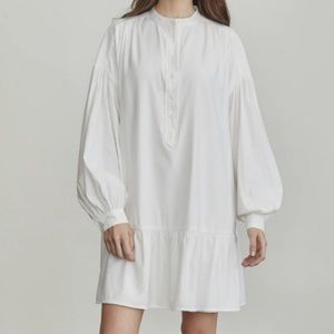 Elizabeth and James White Tunic Mini Dress XXLarge